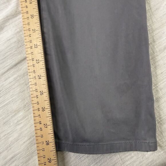 AG Adriano Goldschmied Everett Slim Straight Pants Gray Chinos Mens 34 - Picture 15 of 16